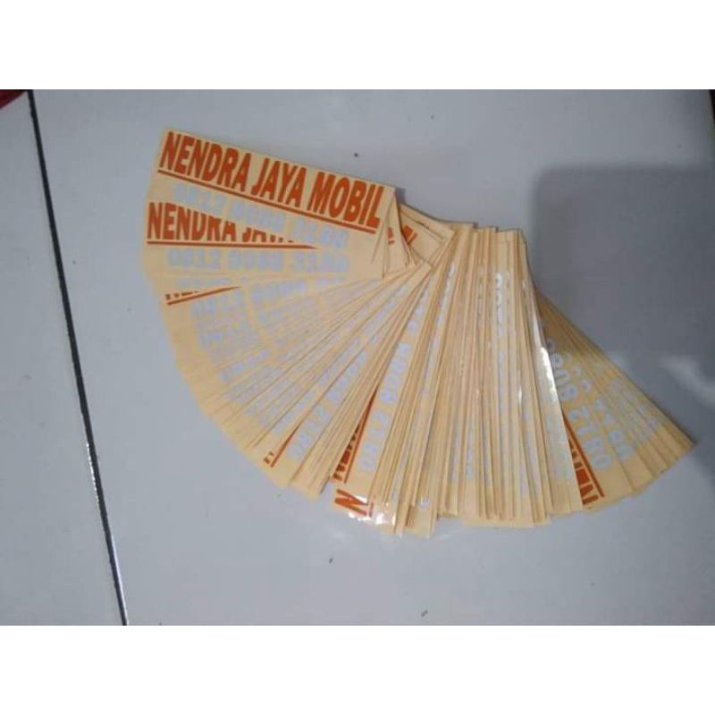 

cutting sticker custom nama sorum