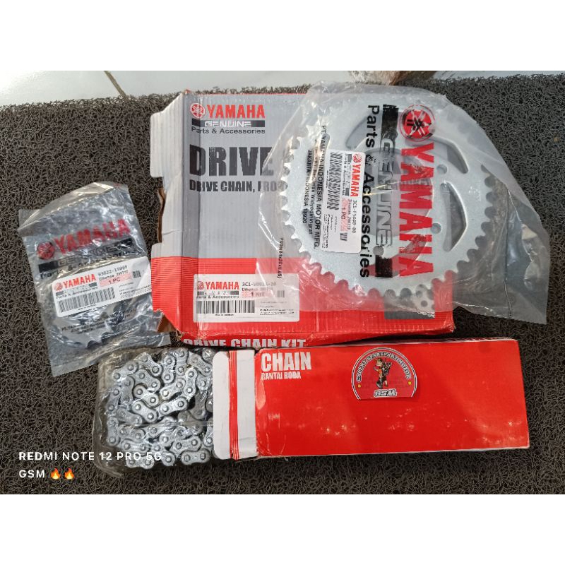 gear ger set vixion old 3C1 gear set gir set yamaha vixion old/lama oem