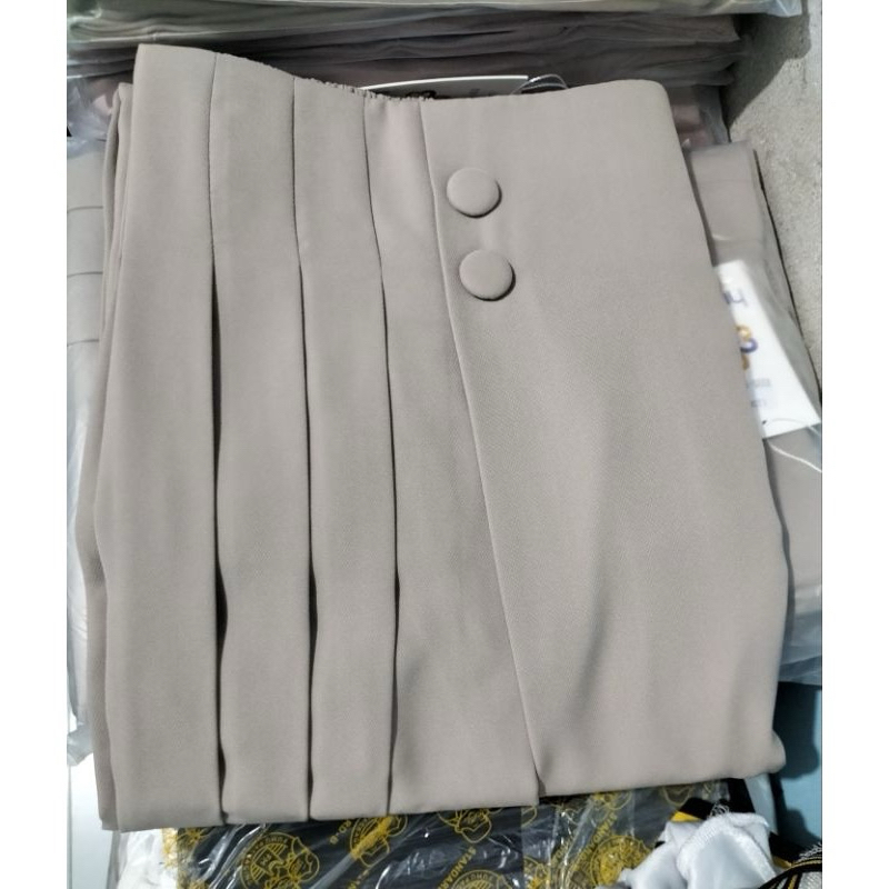 KODE C | CELANA KULOT HUSNA ORIGINAL KANCING 2 | ROK CELANA | ROK PLISKET | CELANA WANITA | CELANA F