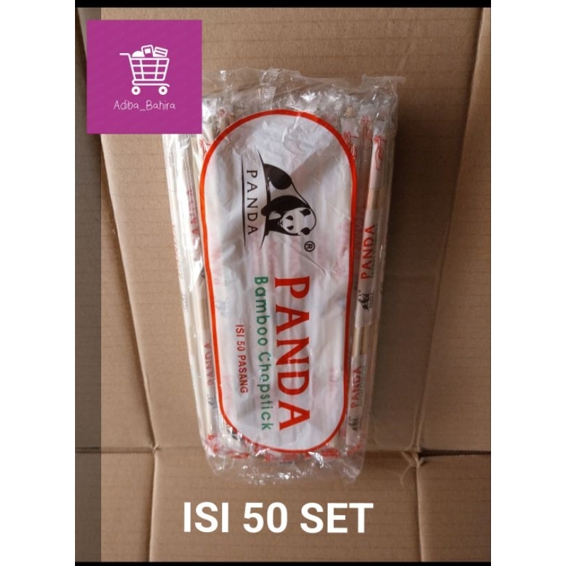 

PLUS TUSUK GIGI !!! SUMPIT KAYU PANDA [ ISI 50 SET ]