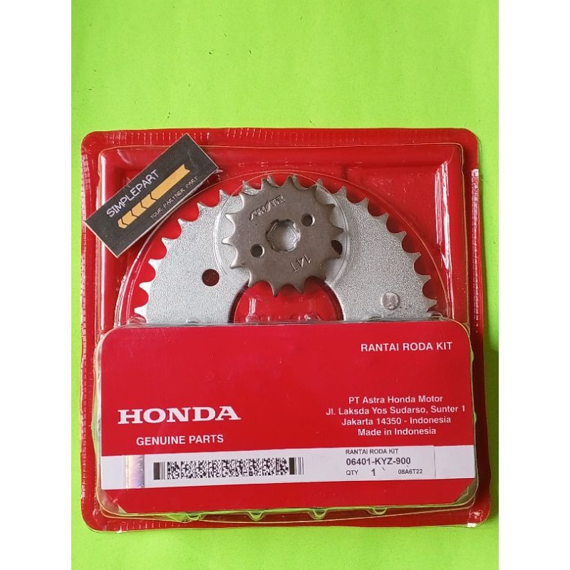 gear set supra x 125 helm in gear paket satu set Supra x 125 helm in