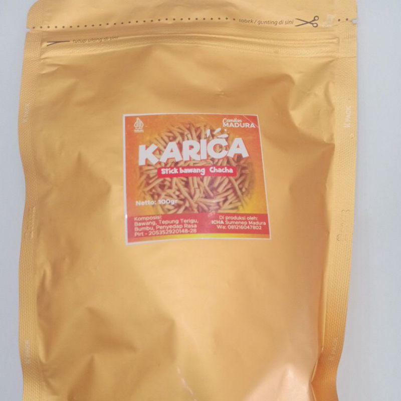 

Karica stick bawang chacha