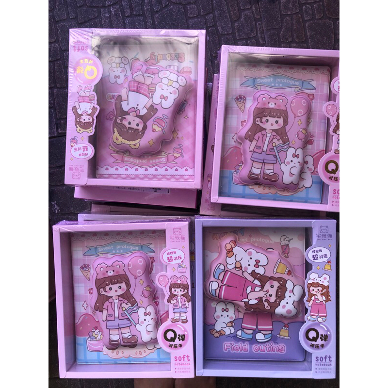 

Buku diary / notes anak cewek include box (satuan)