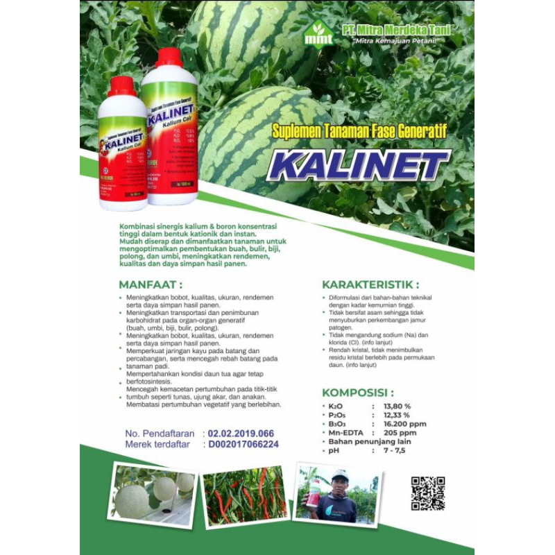 kalinet 1L pupuk kalium cair pembuahan