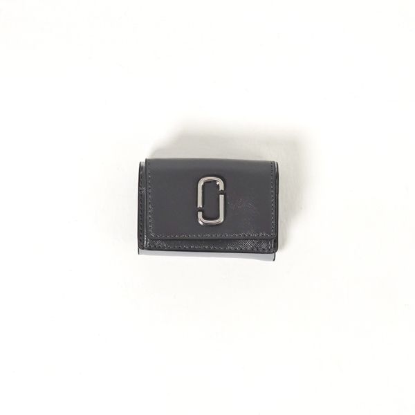 Dompet MARC JACOBS SNAPSHOT GREY BLACK BIFOLD WALLET 100% ORIGINAL