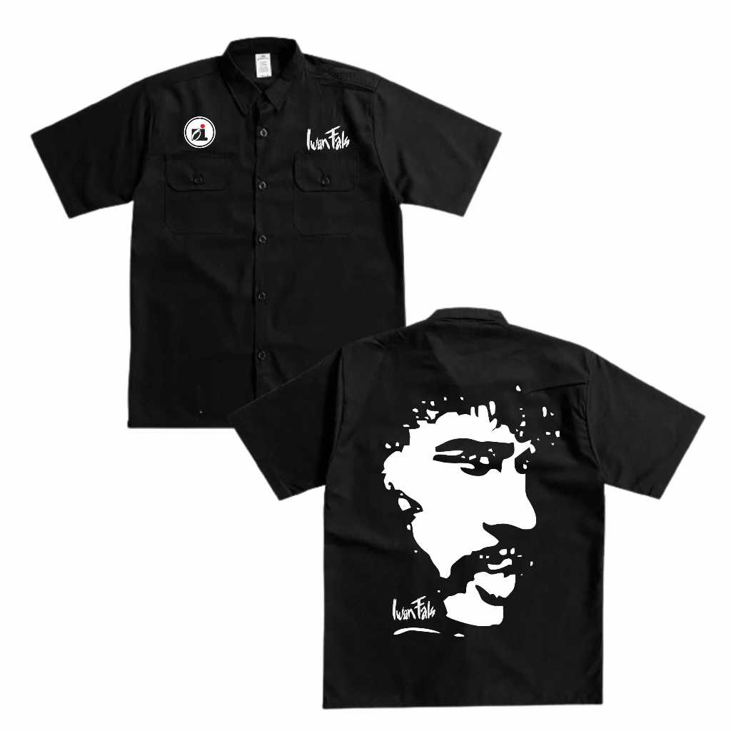 kemeja pdh iwan fals / iwan fals / kemeja pdh pria & wanita murah