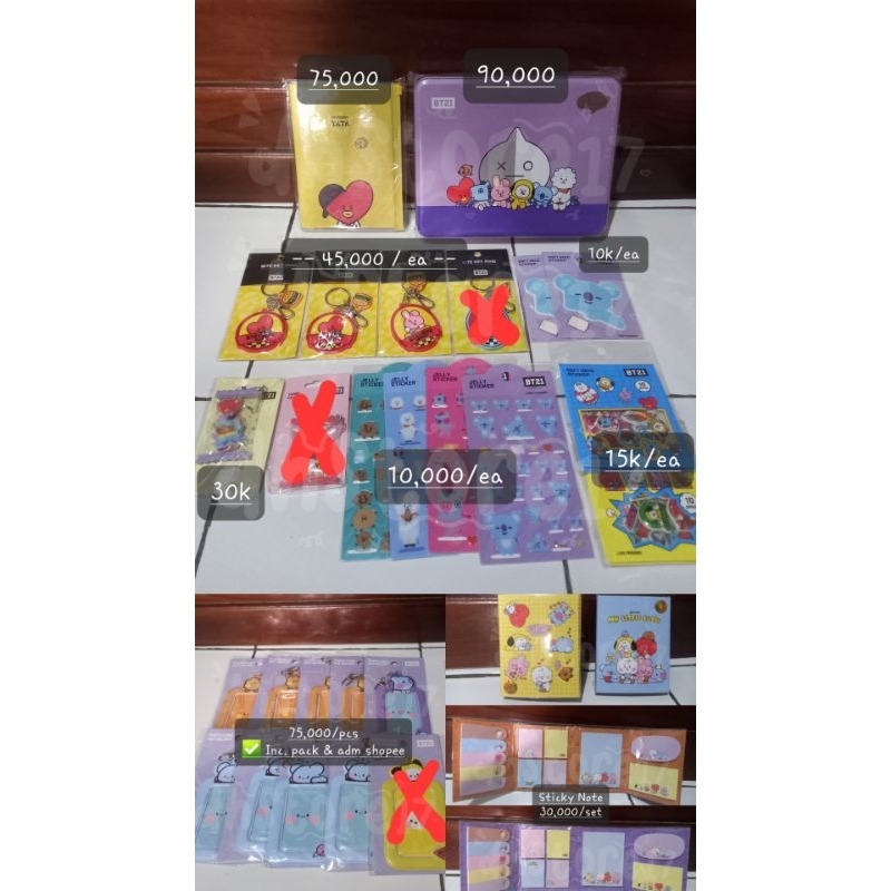 [PLNSN & RESTOCK] BT21 MERCH