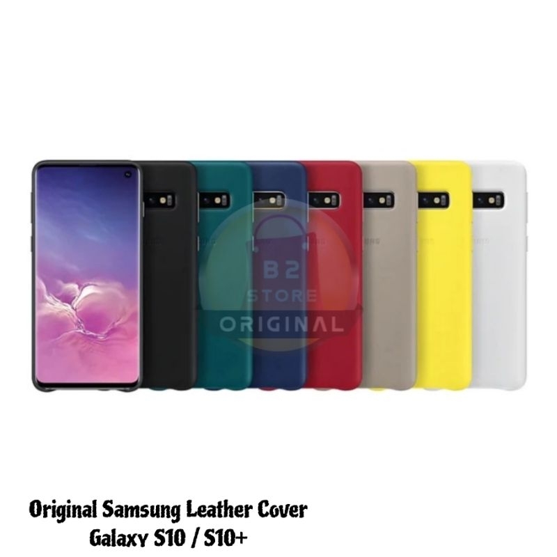 SAMSUNG S10 / S10 Plus Leather Cover Case
