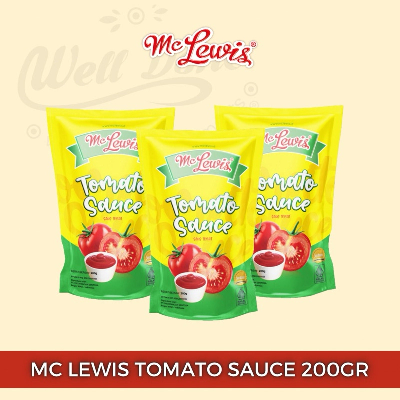 

Mc Lewis Tomato Sauce 200gr