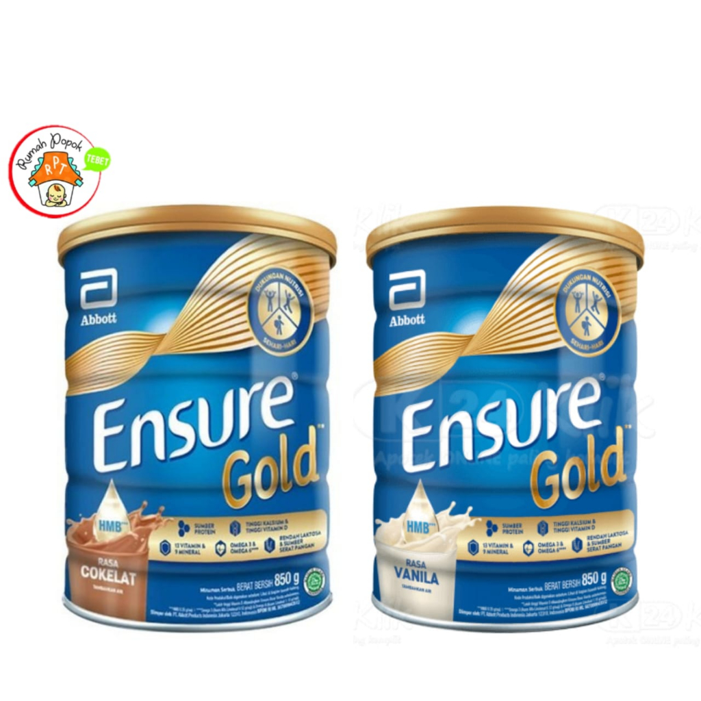 

Ensure Gold Vanila dan Coklat 800gram