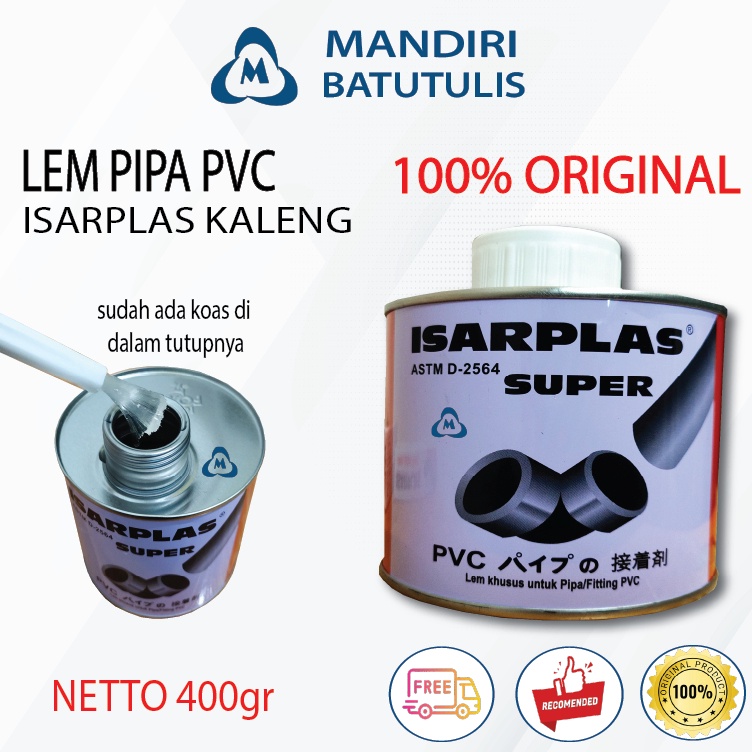 

Produk Keren Lem Pipa Isarplas PVC Kaleng 4gr Lem Pipa Isarplas Kaleng