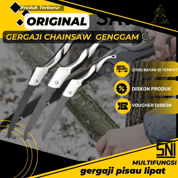 Gergaji kayu ，gergaji bambu gergaji dahan Gergaji kayu lipat otomatis anti karat design jerman premi