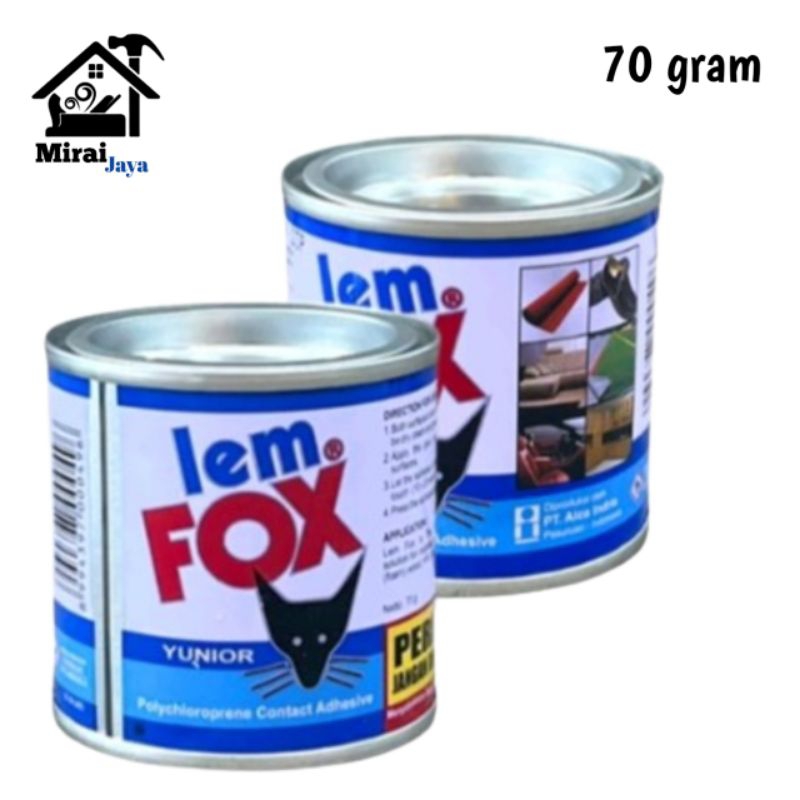 

Lem Fox Kaleng Biru 70 gram