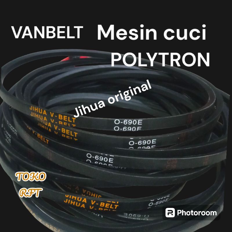 VANBELT MESIN CUCI O-690E VANBELT MESIN CUCI POLYTRON O-690E JIHUA ORI