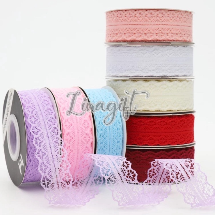 

Hemat Banyak Rol 2 Yard GIFT RIBBON LACE 3MM 45MM 3 CM 45CM PITA RENDA AIR EXCLUSIVE ELEGANT BUNGA BOUQUET FLOWER WRAPPING HIASAN