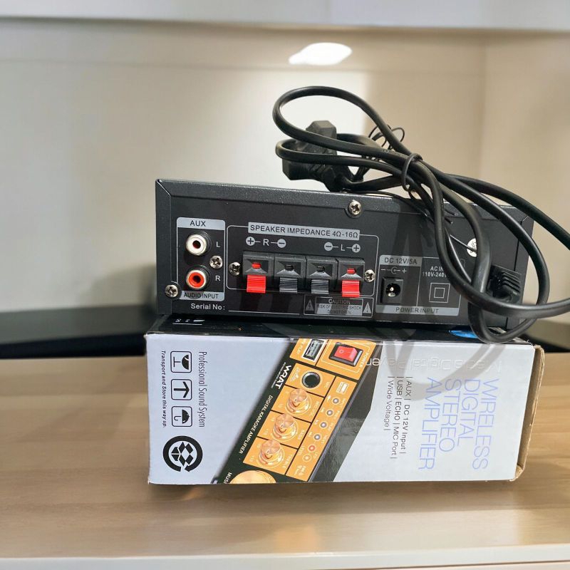 Wireless Digital Stereo Amplifier Crimson D06 Digital Karaoke Amplifier