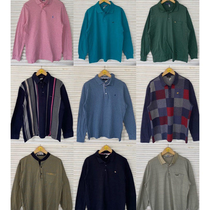 ORIGINAL KAOS TANGAN PANJANG COWOK PART l  POLO COWOK