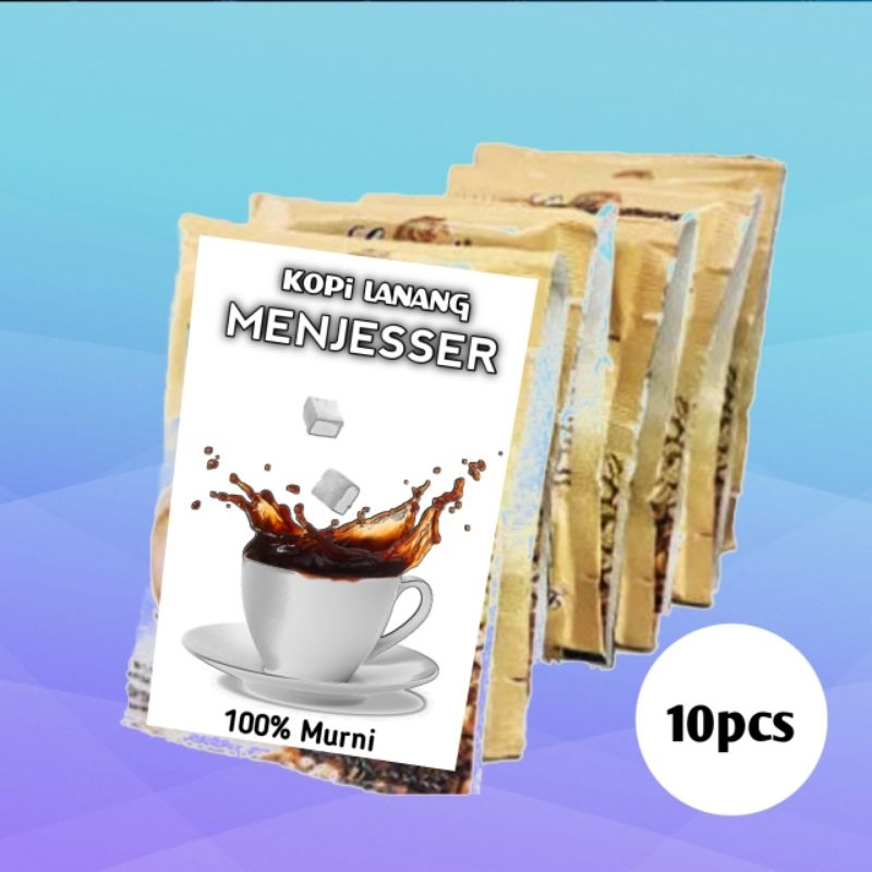 

kopi lanang sachet menjesser BM