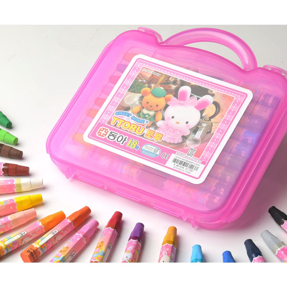 

Oil Pastel Crayon Donga 18 Warna NON TOXIC KOREA
