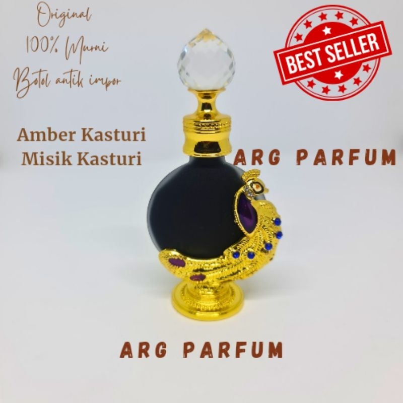 Minyak Amber Kasturi / Misik Kasturi / Casture Original Impor Murni Non Alkohol