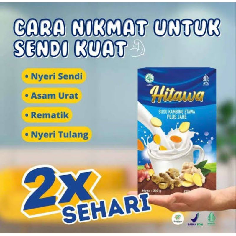 

SUSU KAMBING HERBAL HITAWA BOX 200GR