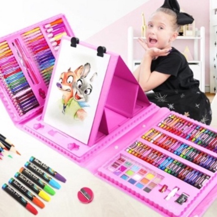 

Murah Lebay Set Crayon 28 Krayon Mewarna Alat Menggambar dan Mewarnai Anak