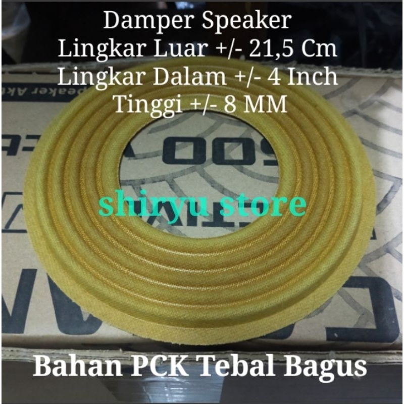 Damper Demper Dumper Speaker 18 21 Inch 21.5 Cm 21.5Cm 215 Coil 4 Inch Tinggi Bahan PCK Tebal Bagus