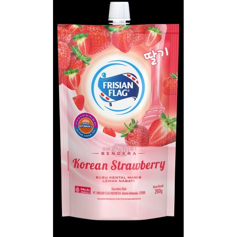 

Susu Korean Strawberry Frisian Flag uk 260g