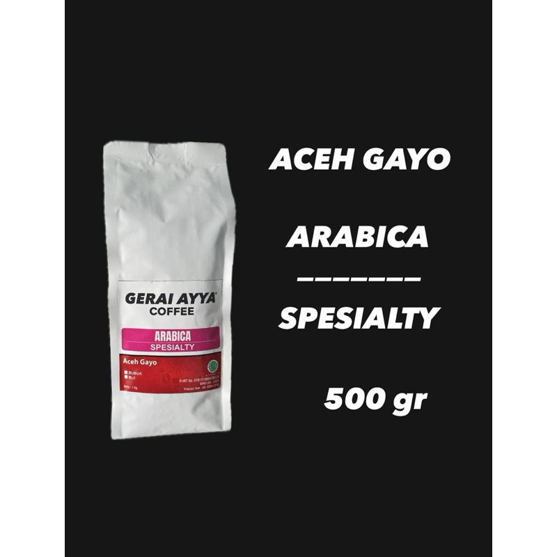 

KOPI ARABIKA GAYO SEPECIALTY 500 gr