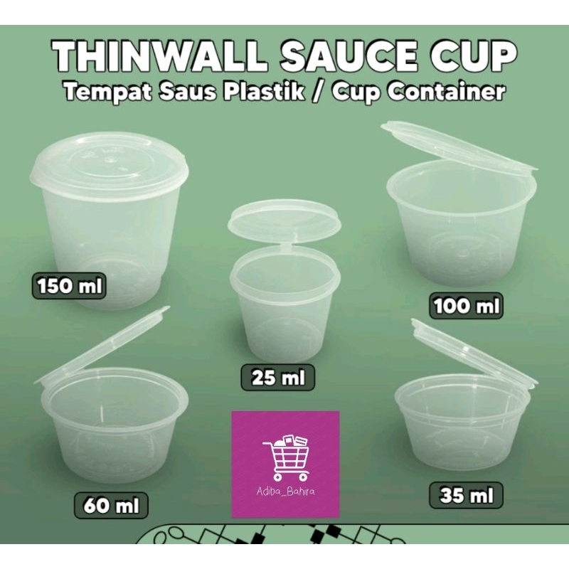

CUP SAUS TUTUP NYAMBUNG UK.35 ML [50 PCS]