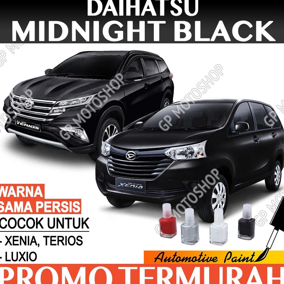 Jual Cat Daihatsu Cosmos Midnight Black Penghilang Baret Mobil Lecet Hitam Metalik Xenia Terios