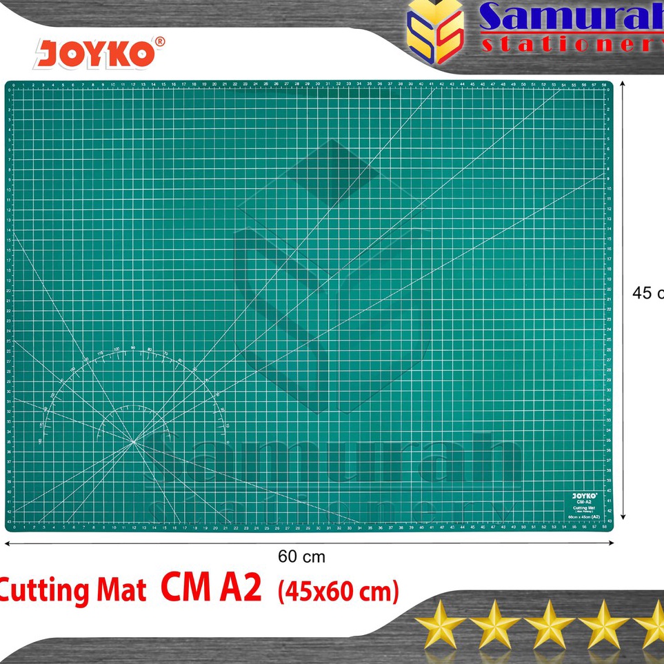 

Promo Cutting Mat Joyko Ukuran A2 Alas Cuting Potong Kes Tatakan Cutter Hijau CMA2 Besar