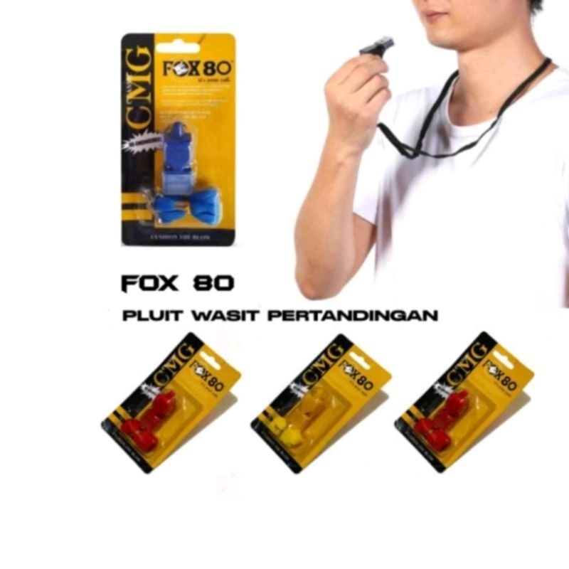 PLUIT FOX 80 / PLUIT WASIT / PLUIT PELATIH / PLUIT OLAHRAGA / PLUIT PERTANDINGAN