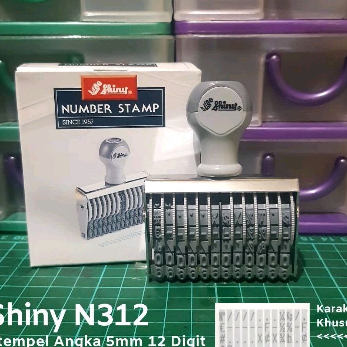 

Stempel Manual Angka 12 Digit 3mm 4mm 5mm Shiny N512 N412 N312