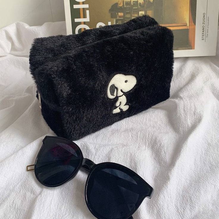 

Tempat pensil mewah Snoopy tempat pensil tas kosmetik tas penyimpanan