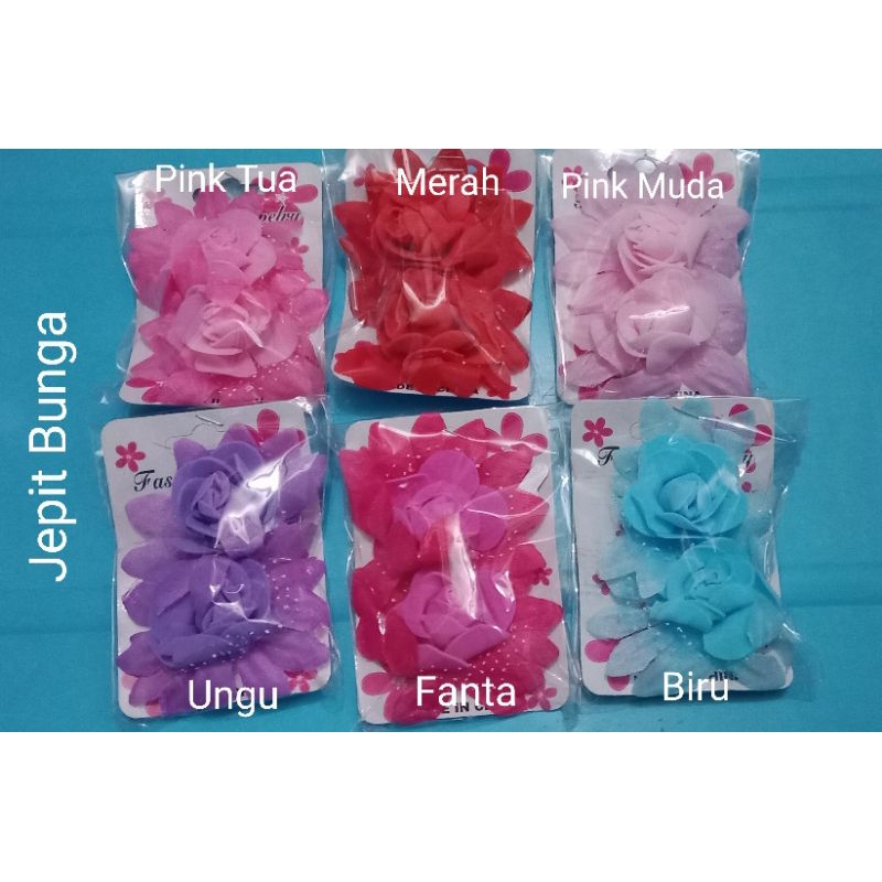 Jepit Bunga -Jepit Rambut Anak Perempuan / Aksesoris Rambut Bayi / Hiasan Kepala Anak / Aksesoris Ke