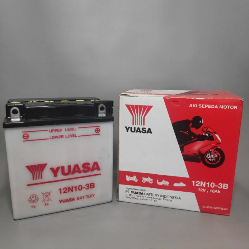AKI YUASA 12N10-3B SEPEDA MOTOR