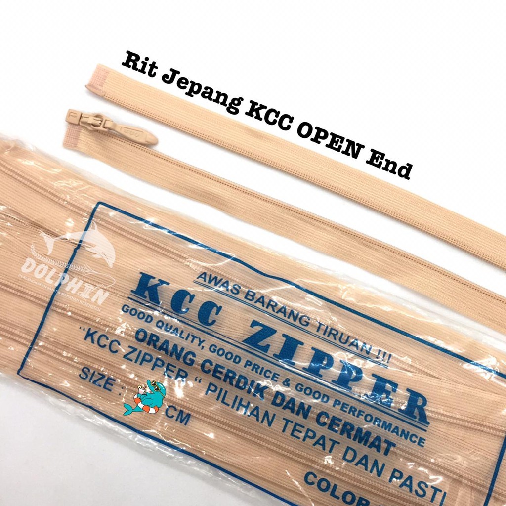 [RLOK 40cm] Resleting Jepang Jaket KCC 40 cm Rit Invisible Open End Kamisol