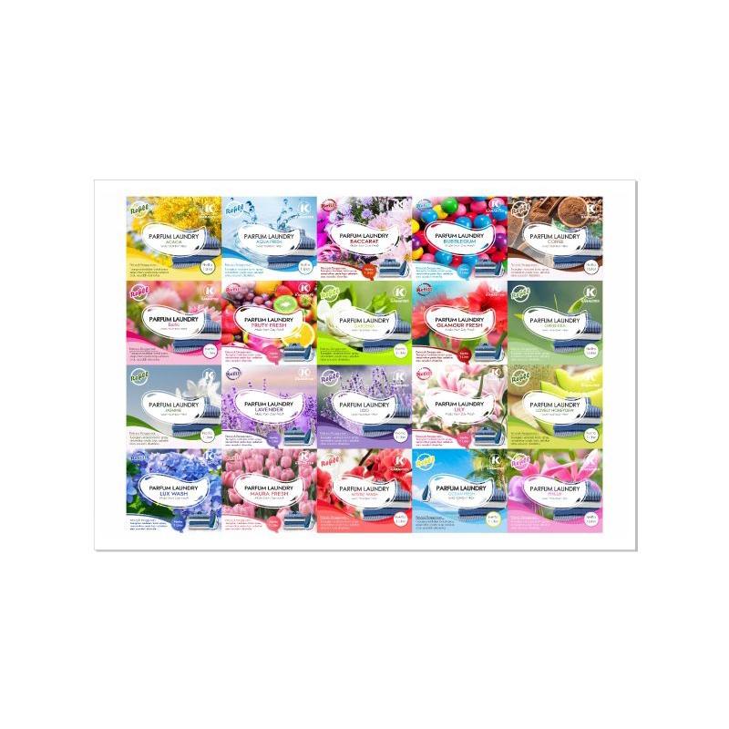 

Stiker Loundry 20pcs