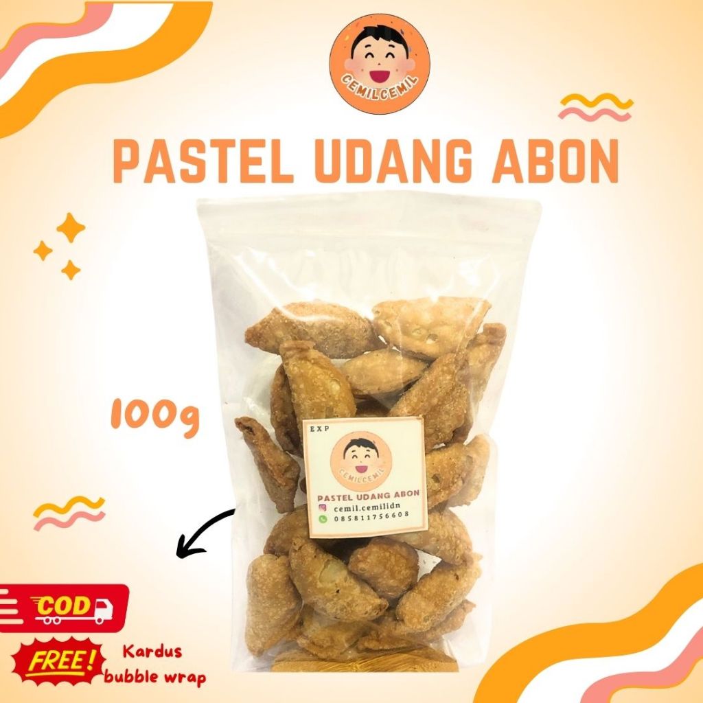 

CEMILCEMIL Pastel Mini Abon Sapi / Pastel Abon Ebi - Pastel Mini Kering - Pastel Sarikaya 100gr