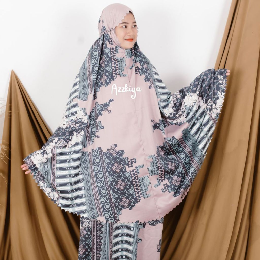 Azzkiya | Mukena Maxmara Silk Premium Terbaru