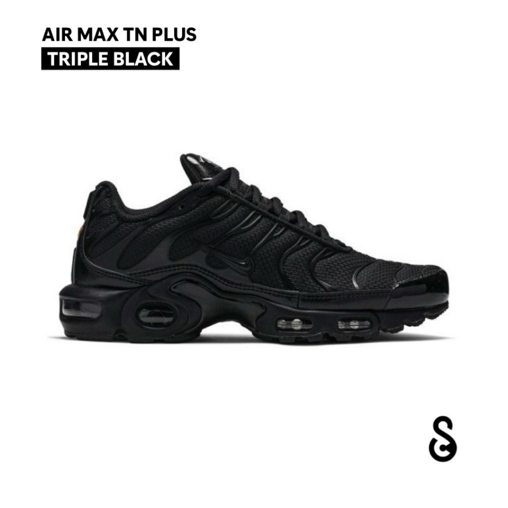 Nike Air Max TN Plus Triple Black 100% Original