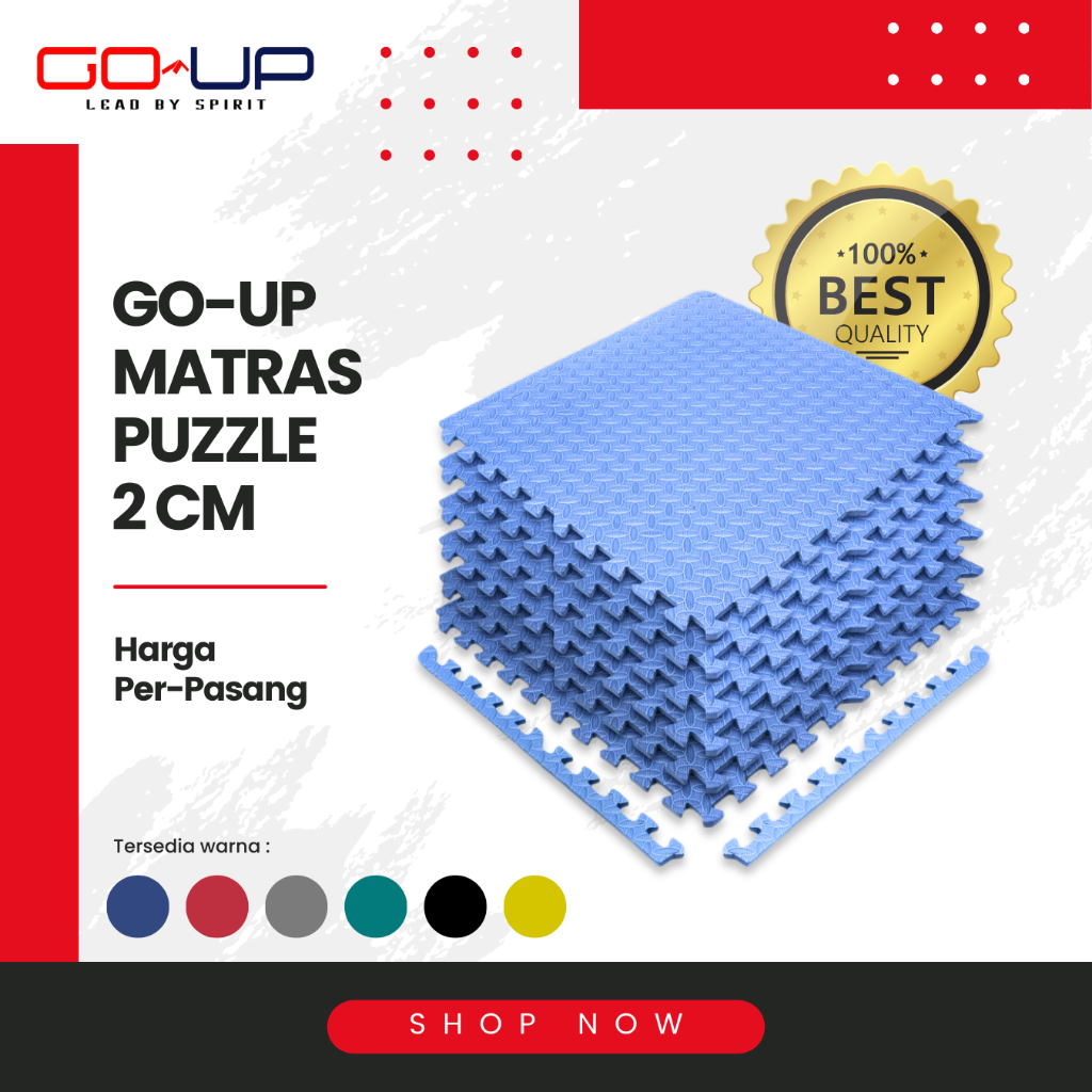 Go-Up Matras Bela Diri Puzzle 2 CM (Karate, Silat, Taekwondo)