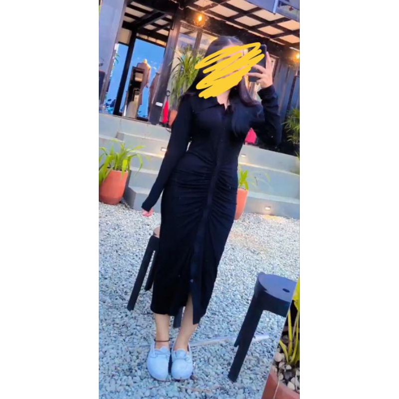 Fayanna Wrinkle Dress