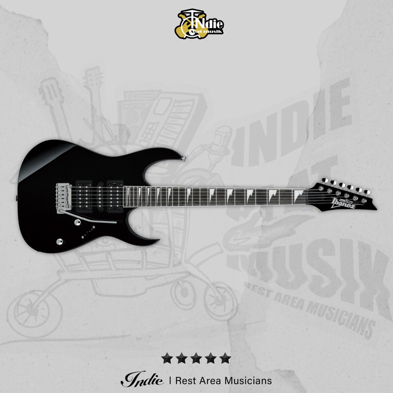 Gitar Elektrik Ibanez GRG170DX BKN Black Night | Original