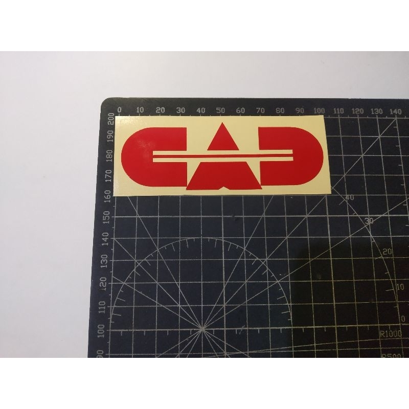 

cutting stiker cad