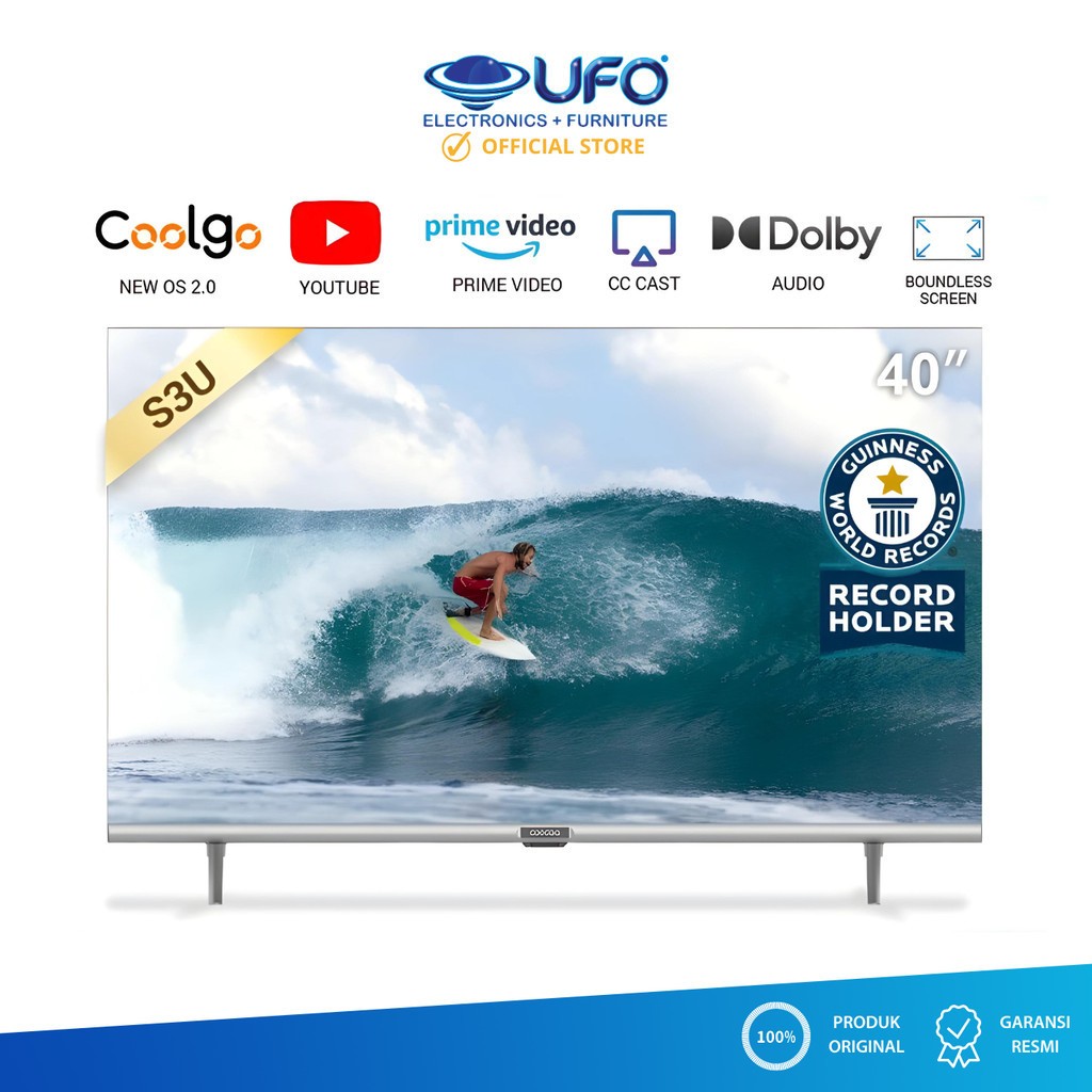 Coocaa 40 Inch Smart TV LED Android Smart Tv 40S3U+
