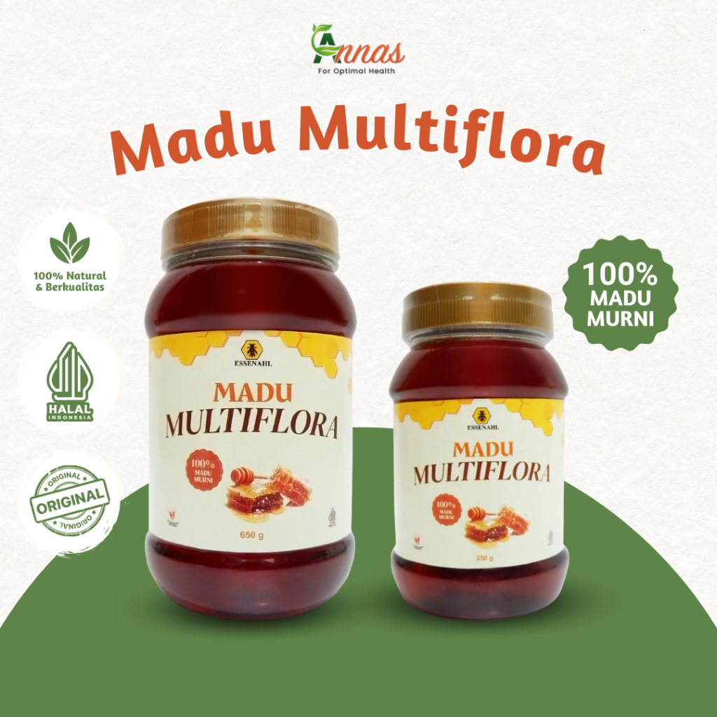 

Madu Murni Asli 100% - Essenahl - Nektar Multiflora Pure Raw Honey