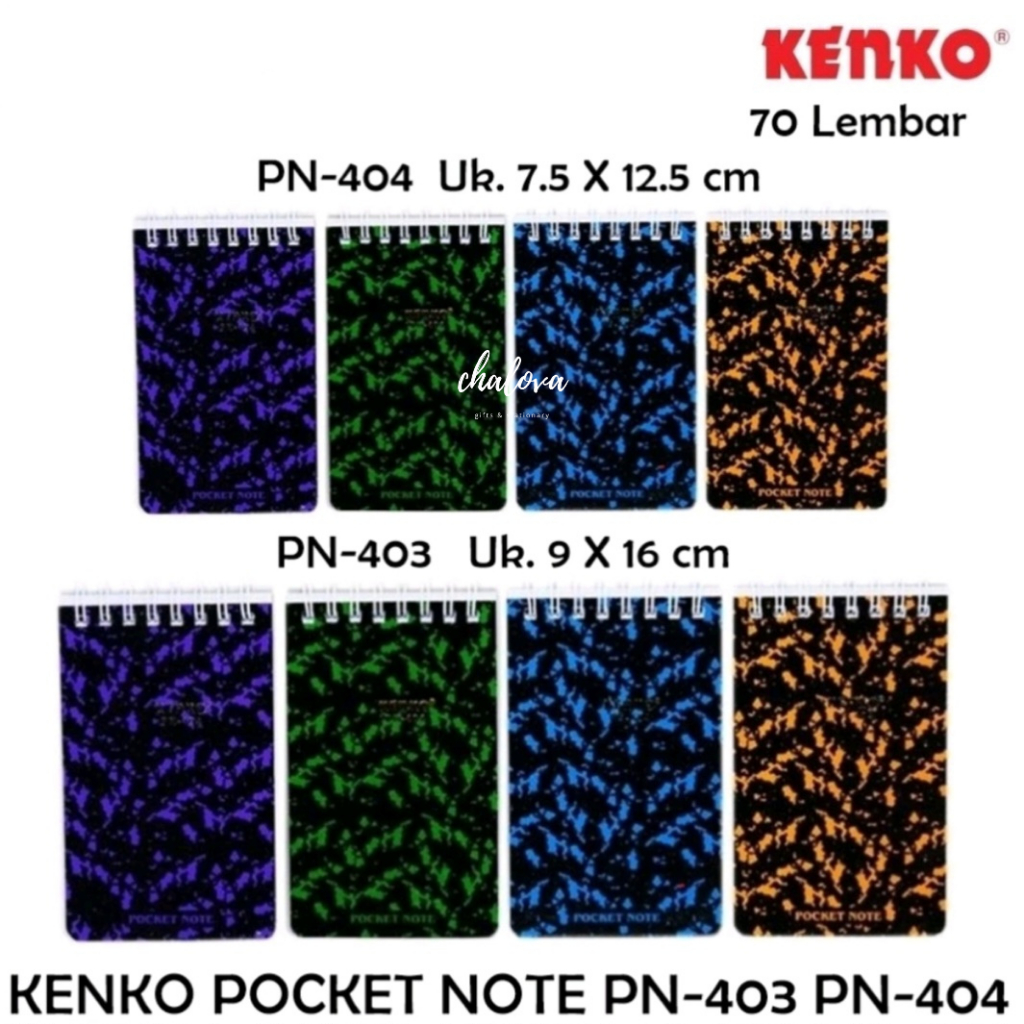 

[PCS] POCKET NOTE KENKO RING PN-404 / NOTE SPIRAL KENKO / BUKU MEMO KENKO / BUKU SAKU KENKO SPIRAL