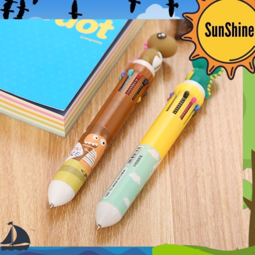 

✨ Sunshine Fancy ✨ Pulpen Mekanik 10 in 1 Dino S9011